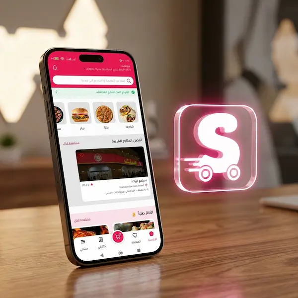 تطبيق سريع لتوصيل طلبات الطعام