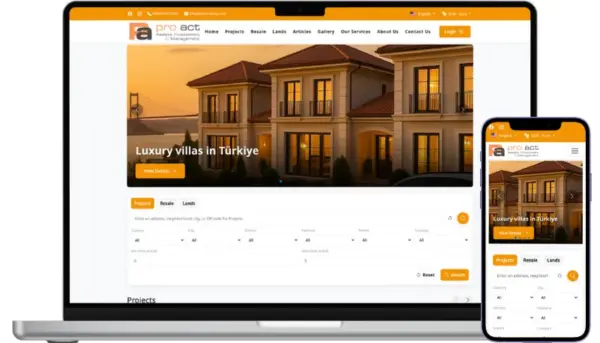 Pro Act Real Estate Website